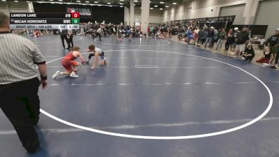 126 lbs Champ. Rd Of 64 - Micah Horowitz, Basement Brawlers Wrestling Club vs Landon Lane, Angry Fish Wrestling