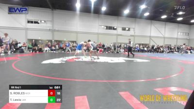 125 lbs Rr Rnd 1 - STEVEN ROBLES, West Coast Riders 14U vs Teagan Lewis, LWA 14u