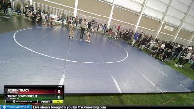 77 lbs Quarterfinal - Joseph Tracy, Suples WC vs Trent Sowsonicut, Cougars WC