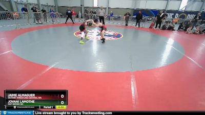 63 lbs Quarterfinal - Jaime Almaguer, Victory Wrestling-Central WA vs Jovani Lamothe, Mat Demon WC