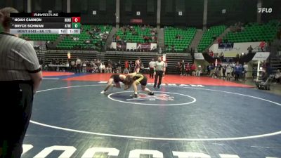 6A 175 lbs Quarterfinal - Noah Cannon, Hazel Green HS vs Bryce Schwan, Athens