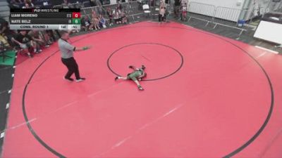 49 lbs Cons. Round 1 - Nate Belz, Iron Roots vs Liam Moreno, ETS