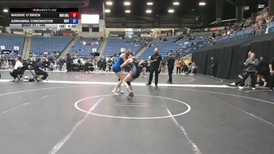 145 lbs Champ. Round 2 - Maddie O`Brien, Baker University vs Adrianna Chronister, Murray State