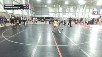 62 kg Champ. Rd Of 16 - Skye Realin, Iowa Womens Wrestling Club vs Samantha Barragan, Cowtown Training Center
