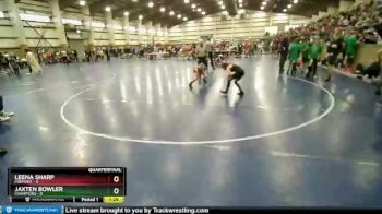 75 lbs Quarters & Wb (16 Team) - Jaxten Bowler, Champions vs Leena Sharp, Fremont