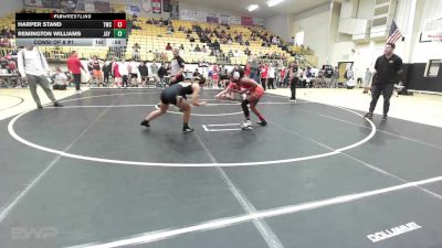 126 lbs Consi Of 8 #1 - Harper Stand, Tahlequah Wrestling Club vs Remington Williams, Jay Junior High