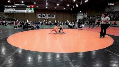 113 lbs Cons. Round 4 - Rylan Shaw, Staley vs Logan Cass, Pawhuska