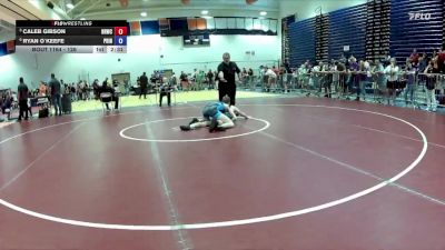 126 lbs Quarterfinal - Caleb Gibson, New River Wrestling Club vs Ryan O`Keefe, Virginia Team Predator