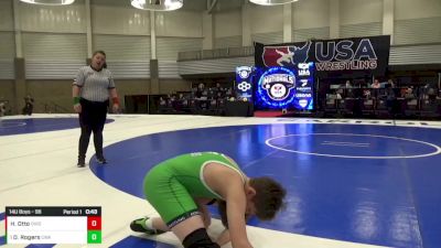 14U Boys - 96 lbs Champ. Round 1 - Derek Rogers, Contenders Wrestling Academy vs Henry Otto, Ohio