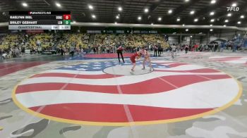 118 lbs Quarterfinal - Raelynn Biel, Dakota Boyz Wrestling Club vs Briley Gebhart, Lemmon