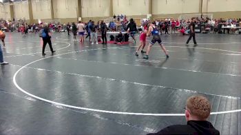 144 lbs Semifinal - Luke Manghisi, Creekside High School vs Nikolas Gray, Wellington Wrestling