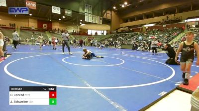 90 lbs Rr Rnd 2 - Drake Conrad, Pottsville Apache Youth Wrestling vs Jude Schweizer, Conway Wrestling Club