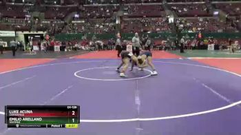 D1-126 lbs Cons. Round 2 - Luke Acuna, Centerville vs Emilio Arellano, Whitmer