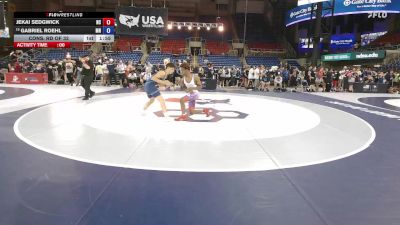 126 lbs Cons. Rd Of 32 - Jekai Sedgwick, NC vs Gabriel Roehl, MN