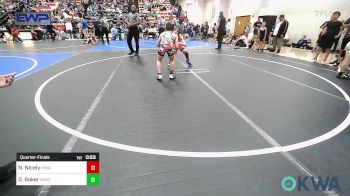 73 lbs Quarterfinal - Noah Nicely, Morris Wrestling Association vs Driver Baker, Skiatook Youth Wrestling