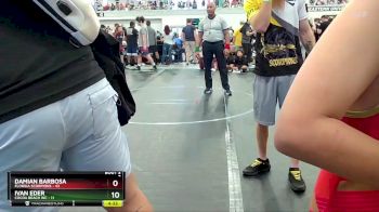 96 lbs Quarterfinals (8 Team) - Damian Barbosa, Florida Scorpions vs Ivan Eder, Cocoa Beach WC