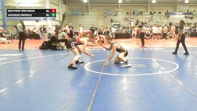 152 lbs Rr Rnd 2 - Matthew Brickman, Hilltopper Wrestling Club - HSB vs Jackson Swingle, Hillbilly Hammers - HSB