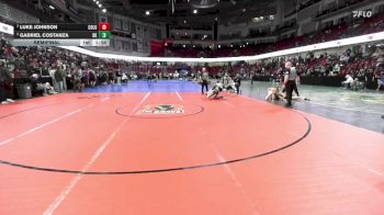 144 lbs Semifinal - Luke Johnson, Columbia vs Gabriel Costanza, Bishop Kelly