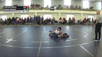 125 lbs Cons. Round 3 - Jushawn Ferrell, Alma vs Mason Franklin, Millikin