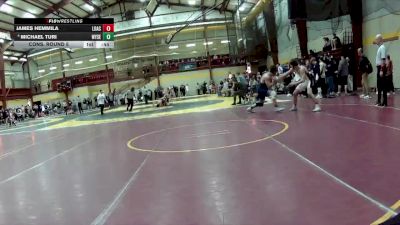 150 lbs Cons. Round 5 - Michael Turi, Wyoming Seminary (PA) vs James Hemmila, Loyola Academy