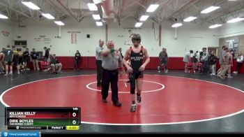 145 lbs Round 3 - Dirk Boyles, Van Buren County vs Killian Kelly, New London
