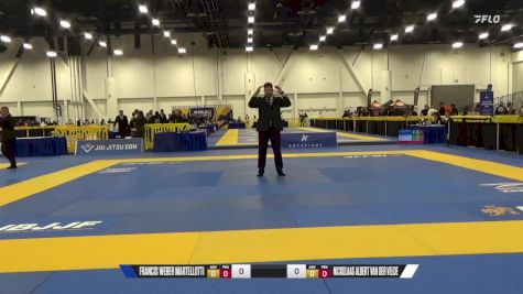 Nickolaas Albert Van Der Velde vs Francis Weber Martellotti 2024 World IBJJF Jiu-Jitsu No-Gi Championship