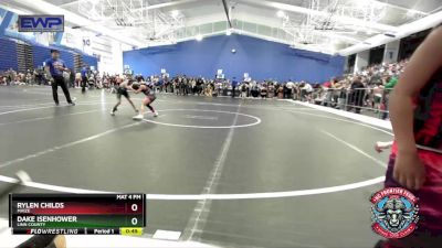 52 lbs Quarterfinal - Rylen Childs, Maize vs Dake Isenhower, Linn County