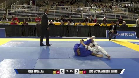 João Victor Ambrosini Ribeiro vs Josué Braga Lira 2025 Pan Jiu Jitsu IBJJF Championship
