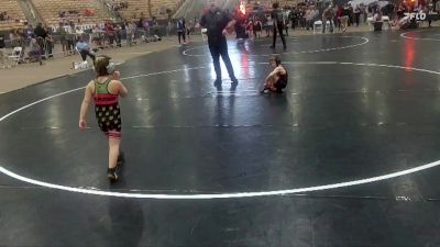 75 lbs Round 2 - Anelia Frazier, Rabbit Wrestling Club vs Jameson Evans, Sumner County Wrestling Club
