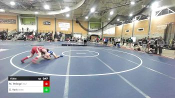 170 lbs Consi Of 16 #2 - Mason Pellegri, Milton vs David York, Kennebunk