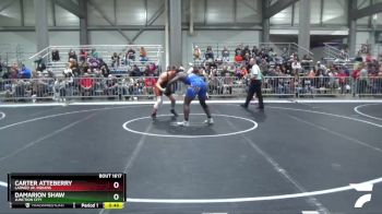 215 lbs Cons. Round 1 - Carter Atteberry, Larned Jr. Indians vs Damarion Shaw, Junction City