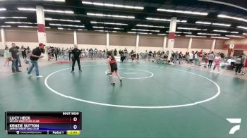 85 lbs Round 3 - Lucy Heck, Keller Wrestling Club vs Kenzie Sutton, Amped Wrestling Club