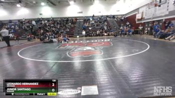 126 lbs 5th Place Match - Junior Santiago, Warden vs Leonardo Hernandez, Granger