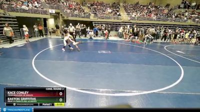 82 lbs Cons. Round 2 - Kace Conley, Team Boulder Jr Eagles vs Easton Griffiths, Iron Co Wrestling Academy