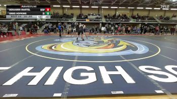 285 lbs Consolation - Benjamin Martel, Mt. Hope vs Greg Hopkins, South Kingstown