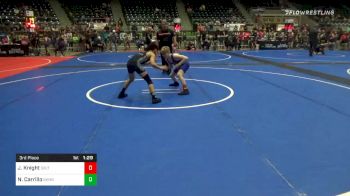 84 lbs 3rd Place - Jake Knight, Sebolt vs Nathan Carrillo, Sunkist Kids/Monster Garage