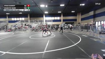 157 lbs Round Of 16 - Ethan Barrett, Nighthawk WC vs Ekamjyot Mann, Team Bc