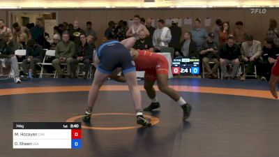 74 kg Consolation - Mohamed Hozayen, CAN vs Daniel Robert Sheen, USA