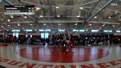 285 lbs Champ. Round 1 - Sam Pereira, Simon Fraser (B.C.) vs Felipe De Matos, San Francisco State