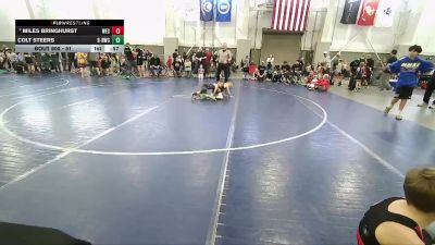51 lbs Cons. Semi - Miles Bringhurst, Westlake vs Colt Steers, RWC - Roy Wrestling Club