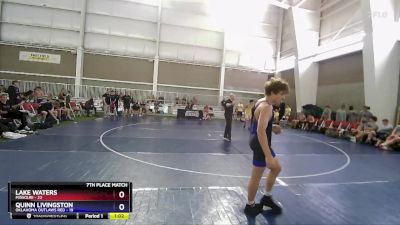 144 lbs Placement Matches (8 Team) - Lake Waters, Missouri vs Quinn Livingston, Oklahoma Outlaws Red