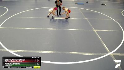 63 lbs Cons. Round 4 - Brettly Steffensen, Flat Earth Wrestling Club vs Aurora Priebe, Minnesota