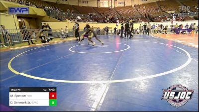 70 lbs 3rd Place - Maddix Spencer, Keystone Wrestling Club vs DeAndre Denmark Jr., D3 Wrestling Cluib