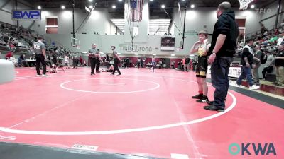 70 lbs Rr Rnd 2 - Eric Foust, Keystone Kids Wrestling Club vs Sloan Burnett, Tulsa Blue T Panthers