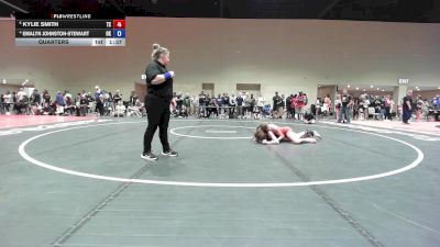 110 lbs Quarters - Kylie Smith, TX vs Emalyn Johnston-Stewart, OK