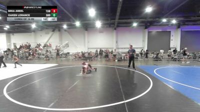54 lbs Consi Of 16 #2 - Mika Abeel, Team Aggression vs Oaken Lorance, Sanderson Wr Ac