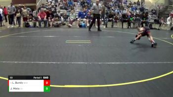 53 lbs Champ. Round 1 - Landon Bundy, Pack Elite vs Julian Mata, Lakewood WC