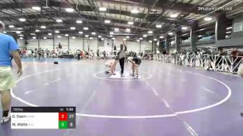 160 lbs Prelims - Devon Deem, Buffalo Valley Black vs Miles Watts, Roundtree Wrestling Academy Blue