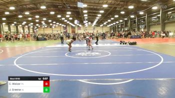 126 lbs Consi Of 32 #2 - Cassidy Walzer, PA vs Journey Greene, VA