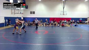 287 lbs Round 4 (6 Team) - Angel Gonzalez, Mesa High School vs Christopher Taylor, Desert Sunrise High School